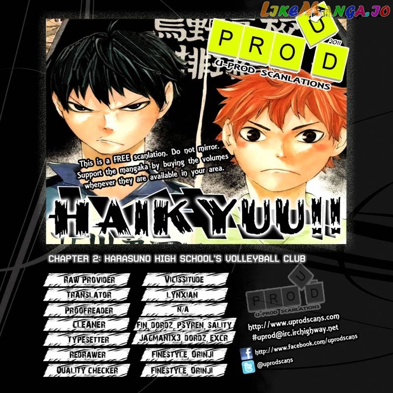 Haikyuu!!, Chapter 2 image 01